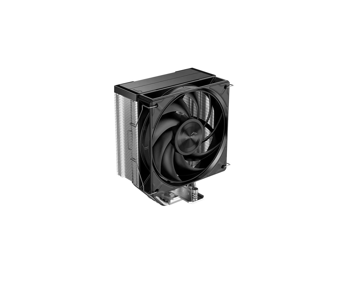 Кулер SAMA A40 P Black/silver (A40-XXWNYXOX-G) (240 W, 4-pin PWM, 152mm, 4x6mm, 1x120mm, 75.2 CFM, 29d BA, 2200 RPM, S 1851/1700)