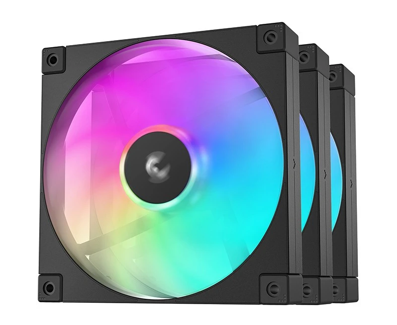 Вентилятор DEEPCOOL FD14 ARGB-3 in 1 140x140x25мм (PWM, ARGB, черный, 400-1650об/мин) Color BOX