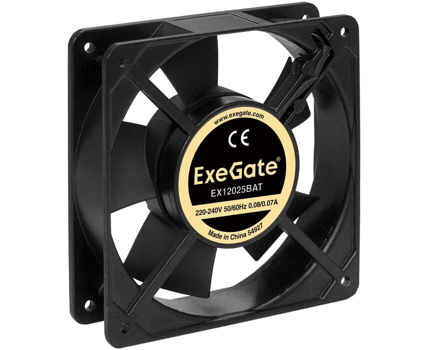 Вентилятор Exe Gate EX12025 BAT EX289014 RUS (120x120x25 мм, 2-Ball, 2200 RPM, 33d BA)