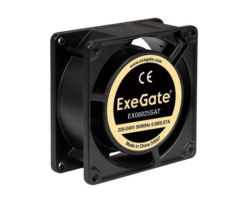 Вентилятор Exe Gate EX08025 SAT EX288994 RUS (80x80x25 мм, Sleeve bearing, 2500 RPM, 31d BA)