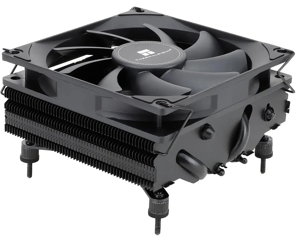 Кулер Thermalright AXP90-X47 Black (TRAXP90 X47 B) LGA115 X/1200/1700/AM4/AM5 (92mm PWM Fan, медное основание, 4 тепл. трубки 6мм)