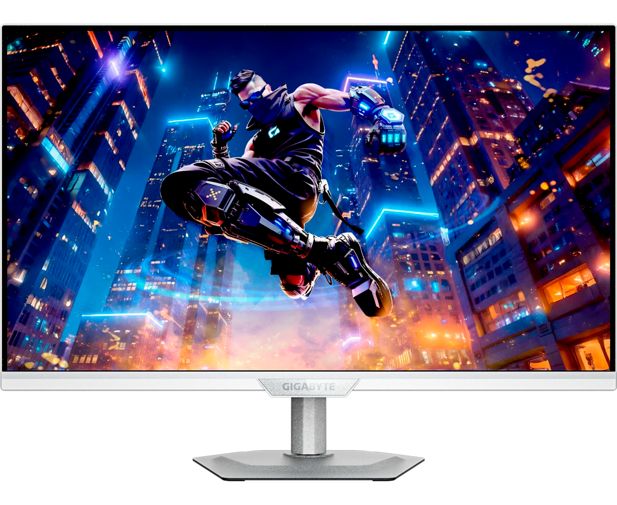 Монитор Gigabyte M27 UP Ice EK IPS, 3840x2160, 160 Hz, 1мс, 350cd/m, 1000:1, 2x HDMI-2.1, DP-1.4, 4x USB3.2, USB Type-C, Pivot