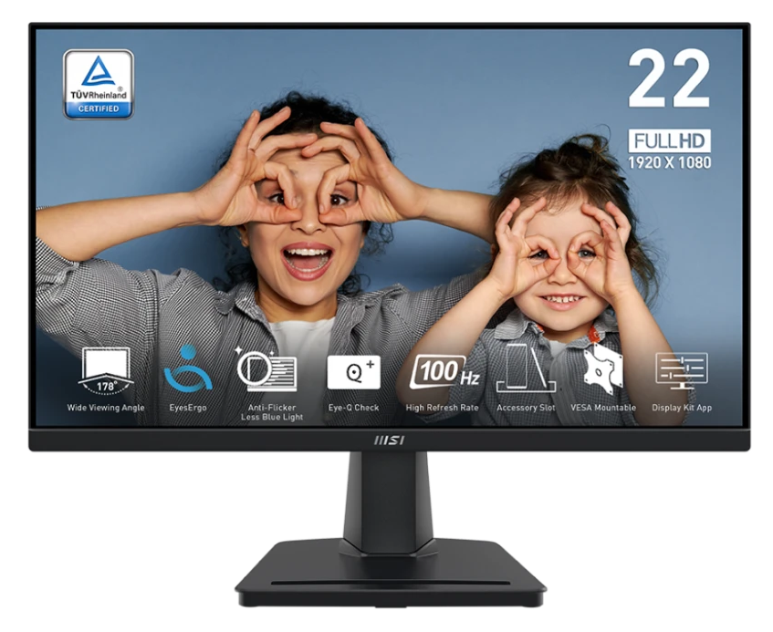 Монитор MSI Pro MP225 V (9 S6-3 PE0 CM-015) Black