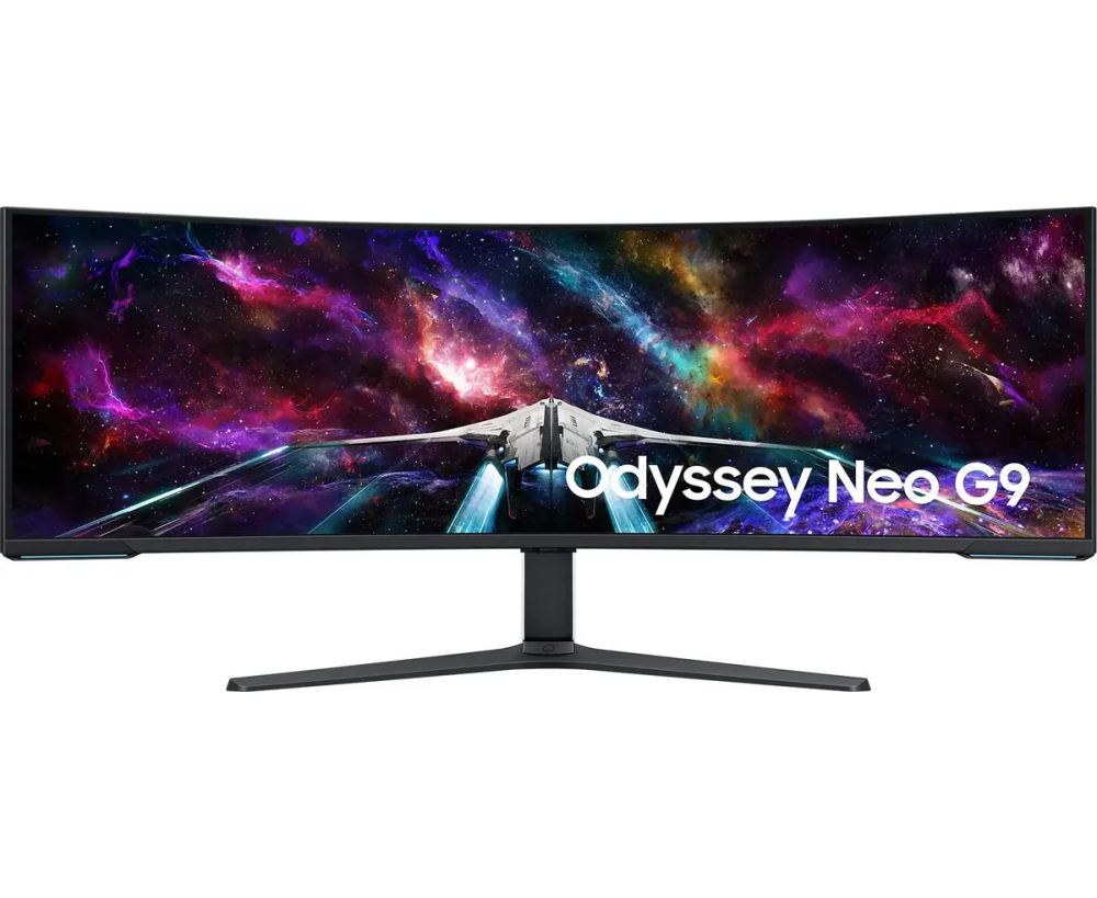 Монитор Samsung Odyssey Neo G9 S57 CG952 NI (LS57 CG952 NIXCI) черный 57" VA LED 32:9 HDMI полуматовая HAS Piv 420cd 178гр/178гр 7680x2160 240 Hz