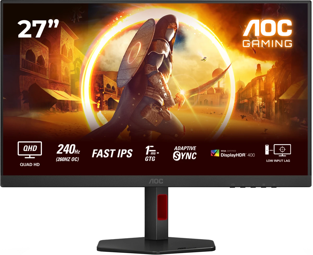 Монитор AOC Q27 G4 ZR Black-Red