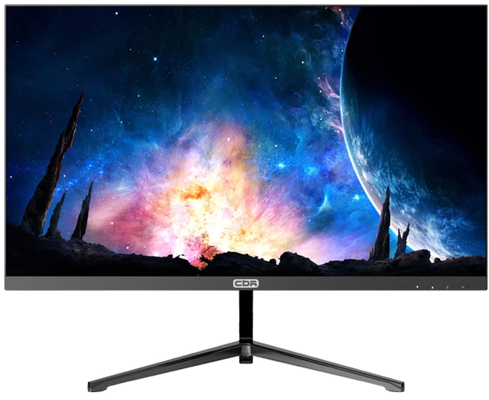 Монитор CBR ME-2709 (LCD-ME2709-OPC)IPS, FHD 1920x1080, 100 Гц, Динамики 2*3 W, 1*DP, 1*HDMI, внешний БП, Free Sync, черный, кабель HDMI 1.5м в комплекте