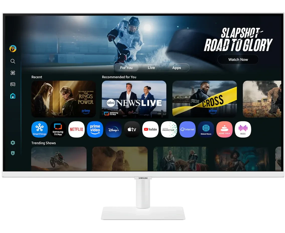Монитор Samsung Smart monitor M7 S32 FM703 UI (LS32 FM703 UIXCI) 32" VA 16:9 3840x2160x60 Hz 4ms 300cd 3000:1 178/178 1млрд HDMI USB-C(65 W) 2*USB 2.0