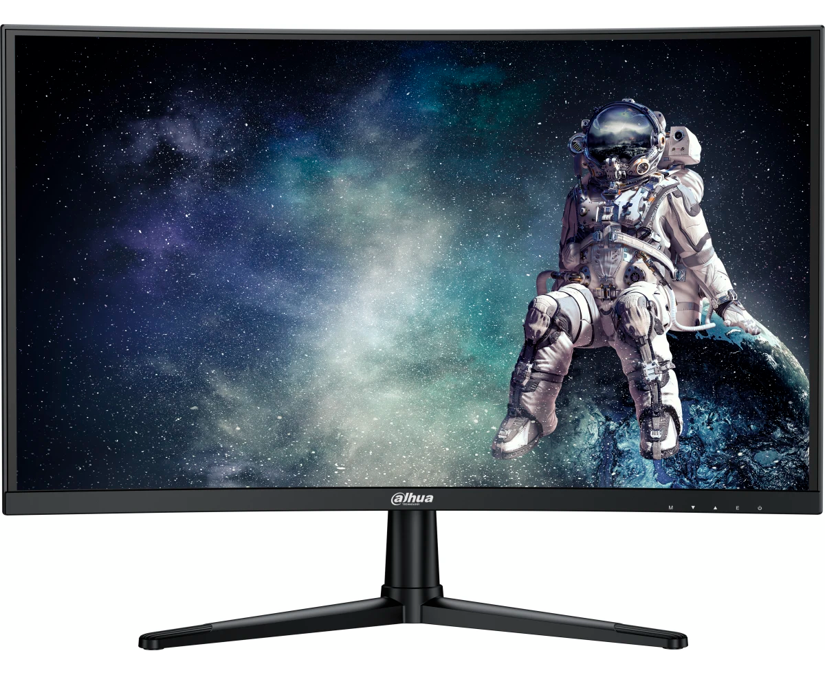 Монитор Dahua DHI-LM24-E240 C 23.6" 1920x1080, VA, 240 Гц, 1х HDMI, 1х DP, изогнутый, черный