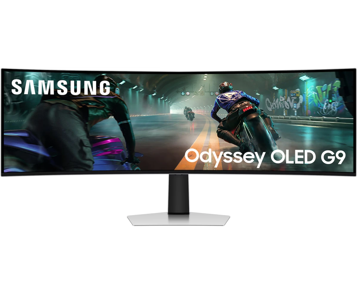 Монитор Samsung Odyssey OLED G9 S49 DG910 SIXCI (LS49 DG910 SIXCI) 5120x1440, OLED, 144 Гц, 1х HDMI, изогнутый, серебристый