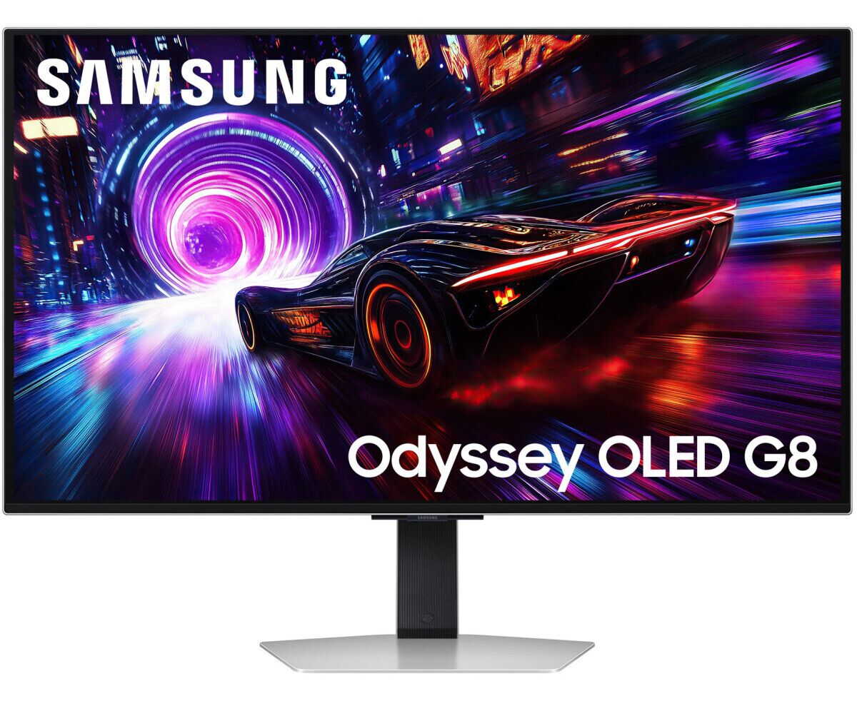 Монитор Samsung Odyssey OLED G8 S32 FG810 SIXCI серебристый OLED LED 16:9 HDMI матовая HAS Piv 260cd 178гр/178гр 3840x2160 240 Hz Free Sync Premium