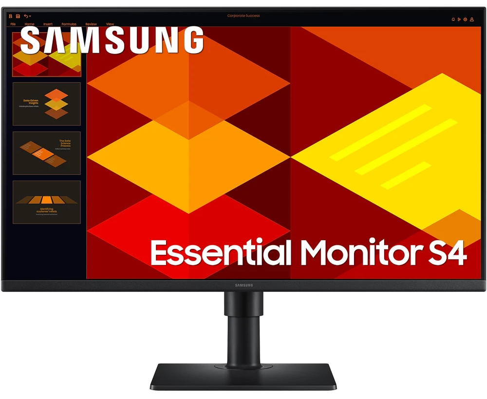 Монитор Samsung Essential S4 S27 D400 GAUXEN черный IPS LED 5ms 16:9 HDMI матовая HAS Piv 250cd 178гр/178гр 1920x1080 100 Hz DP FHD USB 4кг