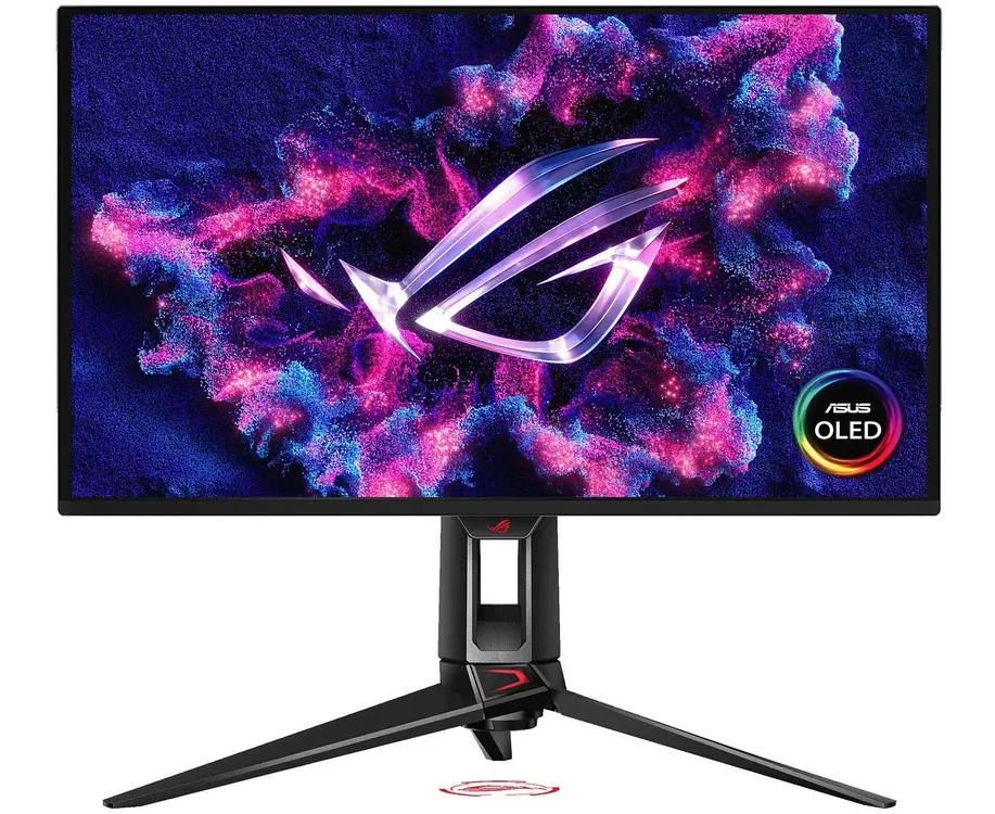 Монитор Asus ROG Swift PG27 UCDM (90 LM0 B30-B01971) черный QD OLED LED 16:9 HDMI полуматовая HAS Piv 450cd 178гр/178гр 3840x2160 240 Hz DP Quad 4 K