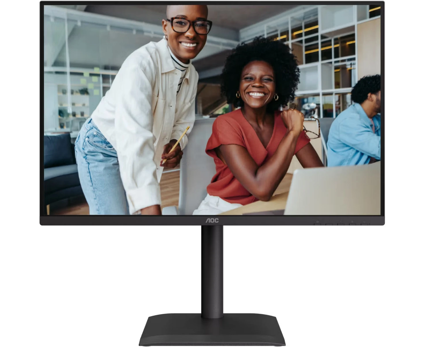 Монитор AOC X24 E4 U черный IPS LED 4ms 16:9 HDMI M/M матовая HAS Piv 300cd 178гр/178гр 1920x1080 100 Hz VGA DP FHD USB 5.22кг