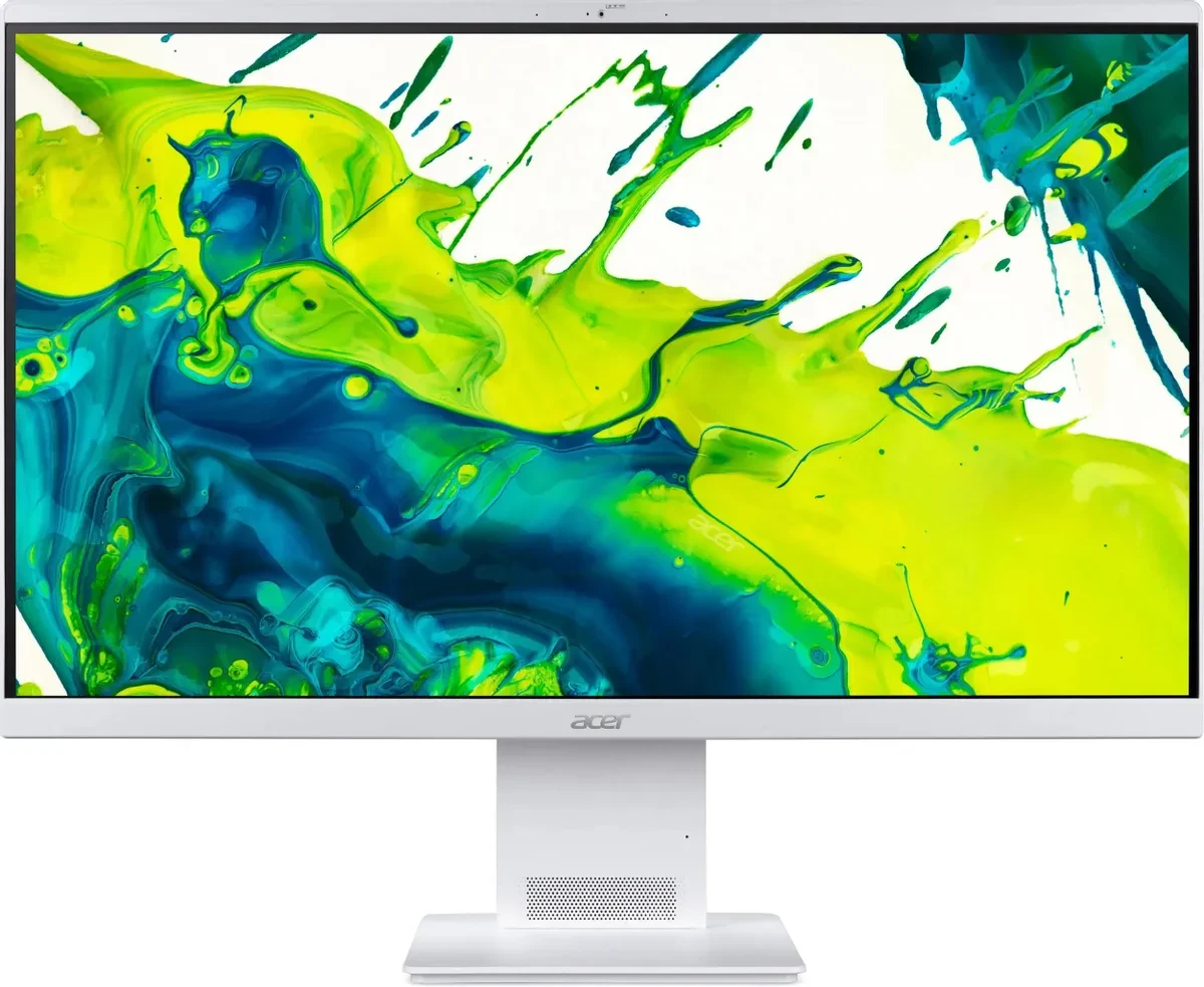Моноблок Acer Aspire S24 B-GMTL-H (DQ.BSGCD.003) Full HD Core Ultra 7 155 H (1.4) 16/512 Gb Arc graphics Eshell Gbit Eth Wi Fi BT 90 W клав/мышь Cam белый