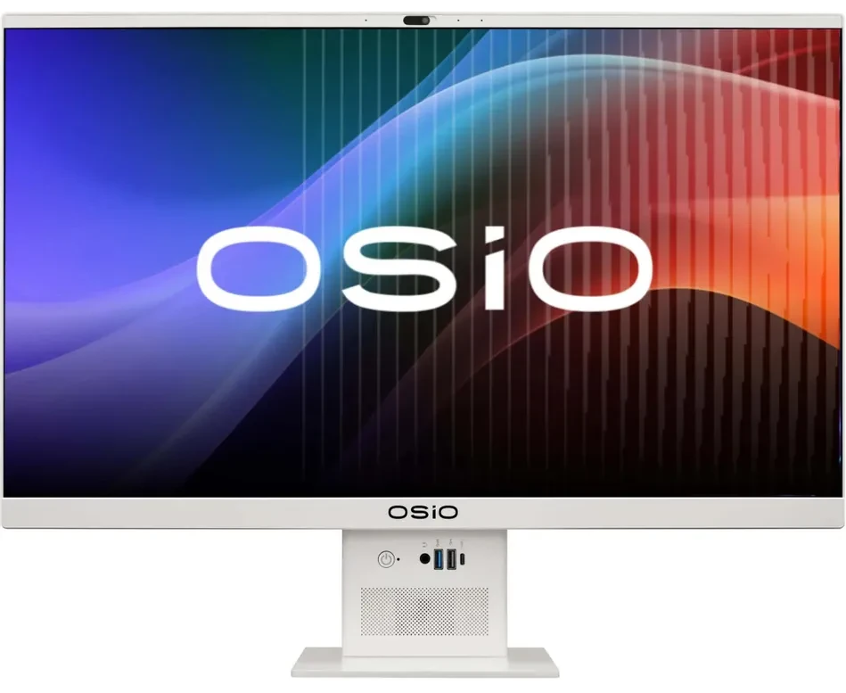 Моноблок Osio Base Line B240i-024w 23.8" Full HD i3 1115 G4 (3) 16 Gb SSD512 Gb UHDG без ОС Gbit Eth Wi Fi BT 84 W Cam белый 1920x1080 (RUS)