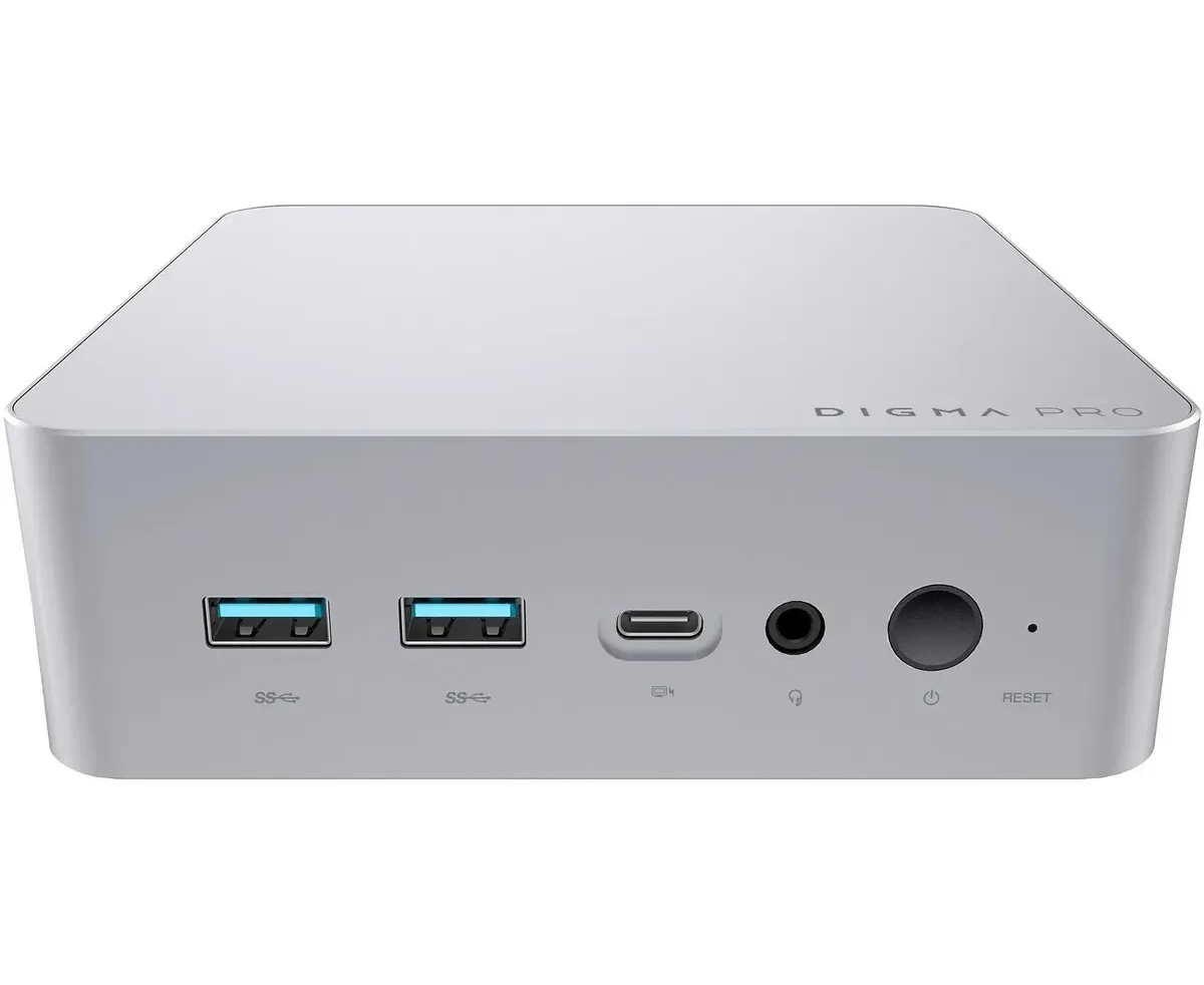 Неттоп Digma Pro Minimax X5 (DPP5-ADXW06) i5 12600 H (2.7) 16 Gb SSD512 Gb UHDG Windows 11 Pro Gbit Eth Wi Fi BT 100 W серебристый