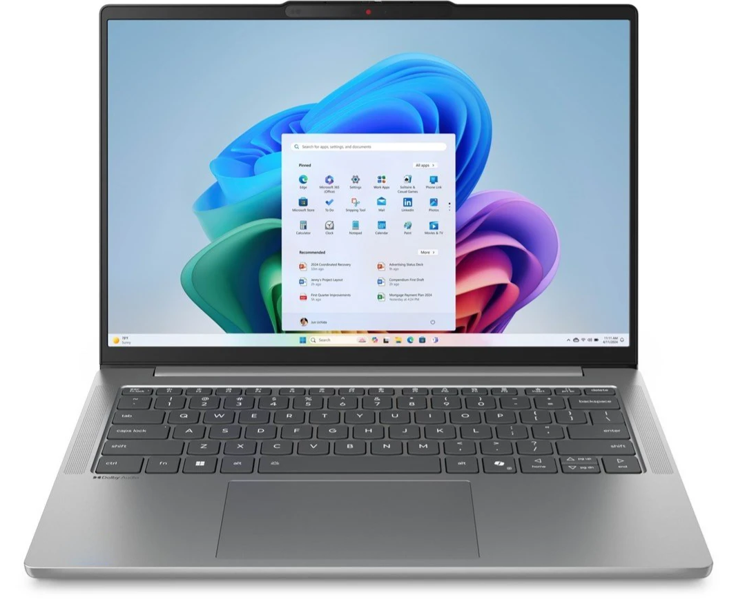 Ноутбук Lenovo Idea Pad Slim 5 14 ARP10 (83 HT000 FRK) 14"(1920x1200 OLED)/AMD Ryzen 7 7735 HS(3.2 Ghz)/32768 Mb/1024 PCISSD Gb/no DVD/Int:AMD Radeon 680 M/Cam