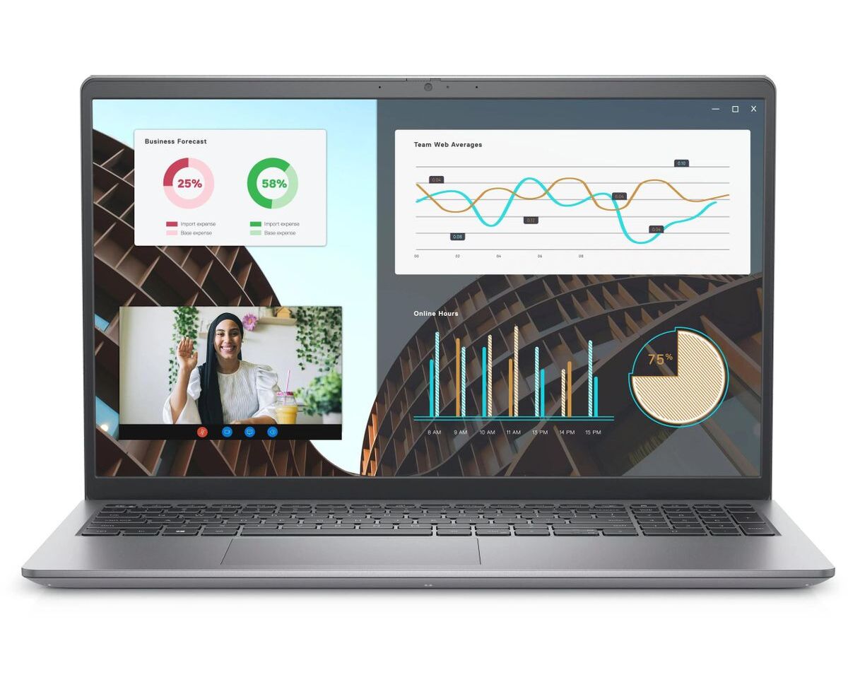 Ноутбук Dell Vostro 3530-3650 15.6" 120 Hz WVA FHD/Core i3 1305 U/16 Gb/512 Gb SSD/VGA int/no OS/RJ45/grey