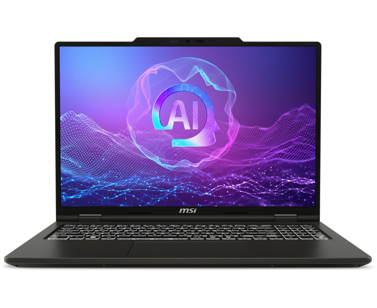 Ноутбук MSI Venture 16 AI+ A2 HMG-050 RU (9 S7-261221-050) Ultra 7 255 H 32 Gb SSD1 Tb Intel Arc 16" OLED 2 K (2048x1280) Windows 11 Pro grey Wi Fi BT Cam