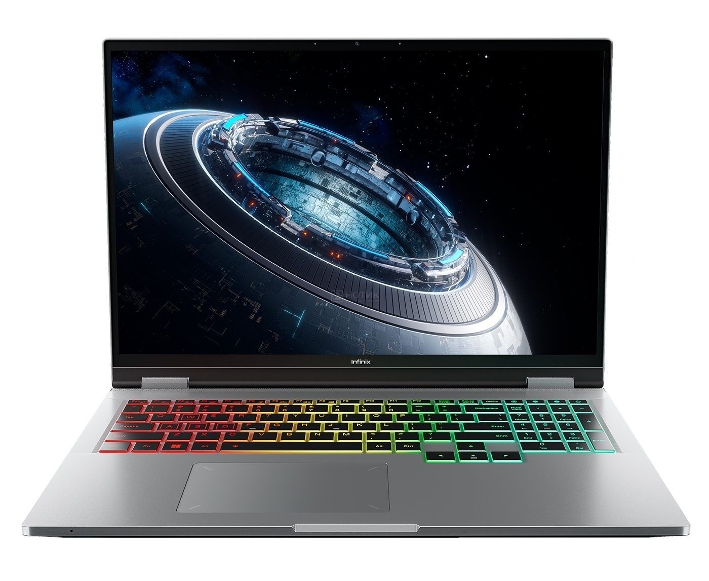 Ноутбук Infinix GT Book GL614 (71005000135) Intel Core i5-13420 H/16 Gb/SSD512 Gb/RTX5060 8 Gb (90 W)/16"/IPS/WQXGA/2560x1600/120 Hz/No OS/Silver/1.99kg