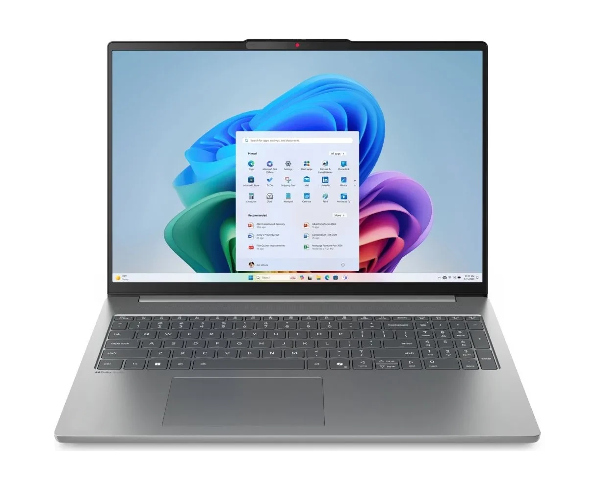 Ноутбук Lenovo Idea Pad Pro 5 16 AKP10 (83 JN000 XUS-Win11) Ryzen AI 5 340 16 Gb SSD 512 Gb NVIDIA RTX 5050 8 Gb16 2.8 K OLED Cam 84 Вт*ч(ENG) KBD RUENG Серый