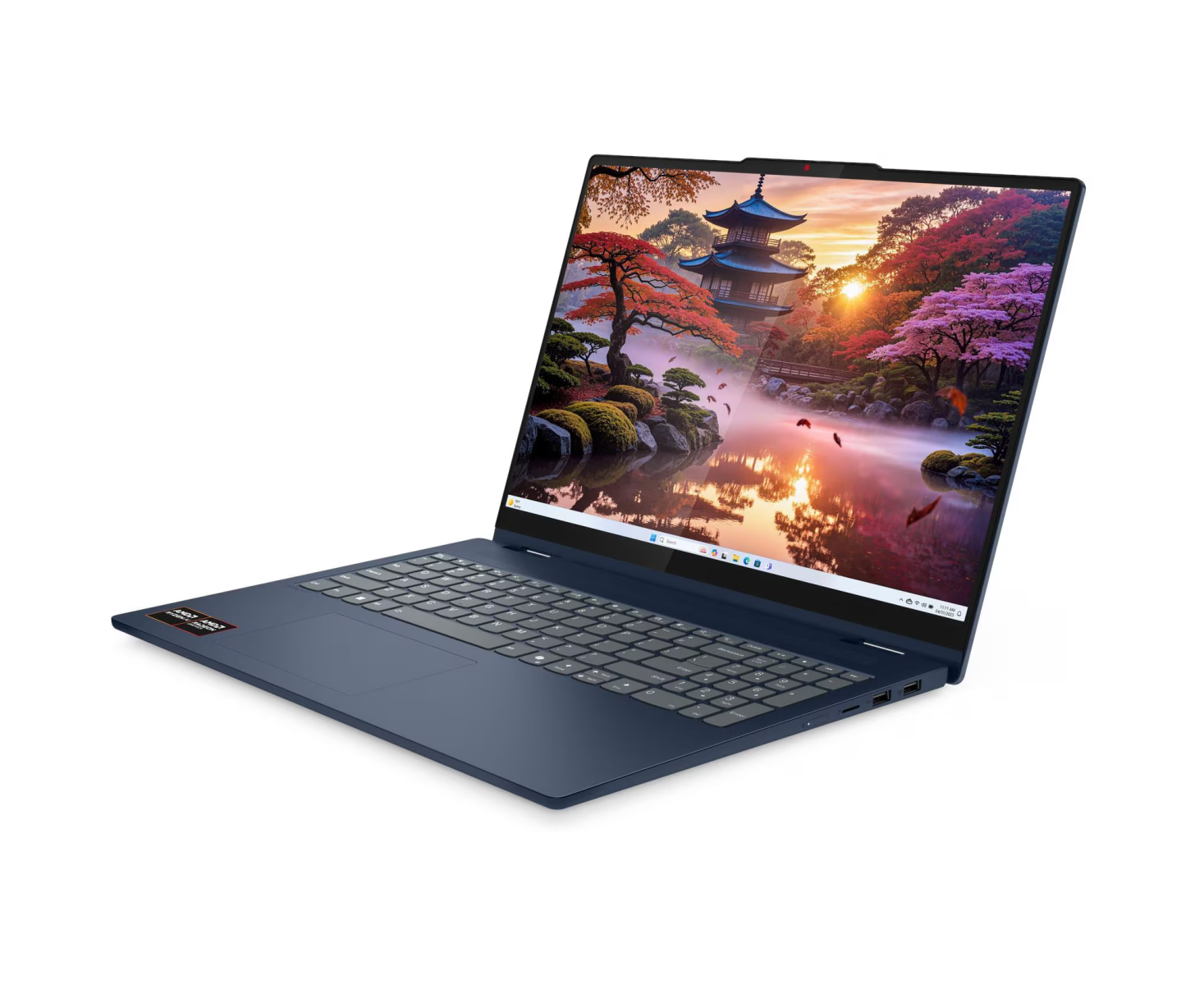 Ноутбук Lenovo Idea Pad 5 2in1 16 AKP10 (83 KU0013 US-Win11)Ryzen AI 7 350 16 Gb SSD 1 Tb AMD Radeon 860 M Graphics 16 WUXGA IPS TS Cam 57 Вт*ч KBD RUENG Синий