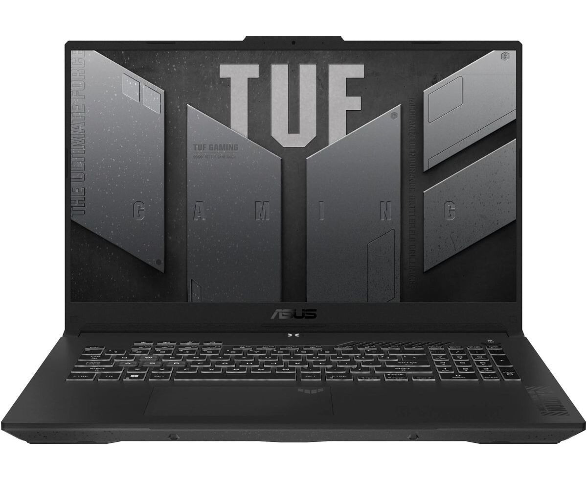 Ноутбук Asus TUF Gaming A17 FA707 NUQ-HX040 (90 NR0 QH5-M00240) Ryzen 7 170 16 Gb SSD1 Tb Nvidia Ge Force RTX4050 6 Gb 17.3" IPS FHD (1920x1080) без ОС grey