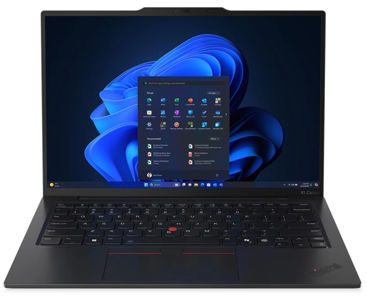 Ноутбук Ноутбук Lenovo Think Pad X1 Carbon Gen 13 (21 NS0013 US) Ultra 7 258 V 32 Gb SSD 2 Tb Intel Arc 140 V Graphics 14 2.8 K OLED Cam 57 Вт*ч Win11 Pro(ENG)