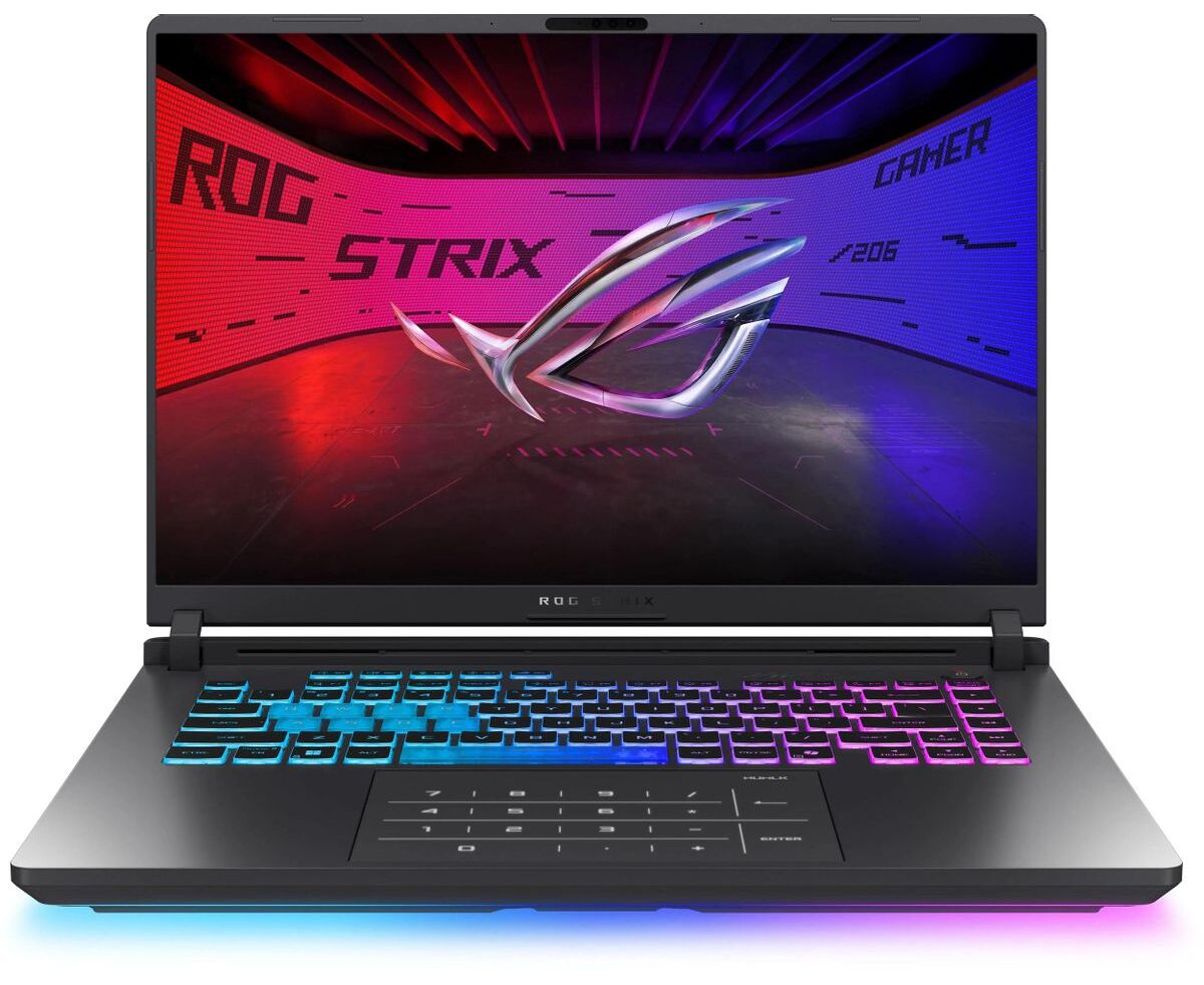 Ноутбук ASUS ROG Strix G16 G615 LR-S5162 (90 NR0 LR1-M00670_Win11 P) Intel Core Ultra 7 255 HX 2300 M Hz/16"/2560х 1600/16 GB/1024 GB SSD/NVIDIA Ge Force