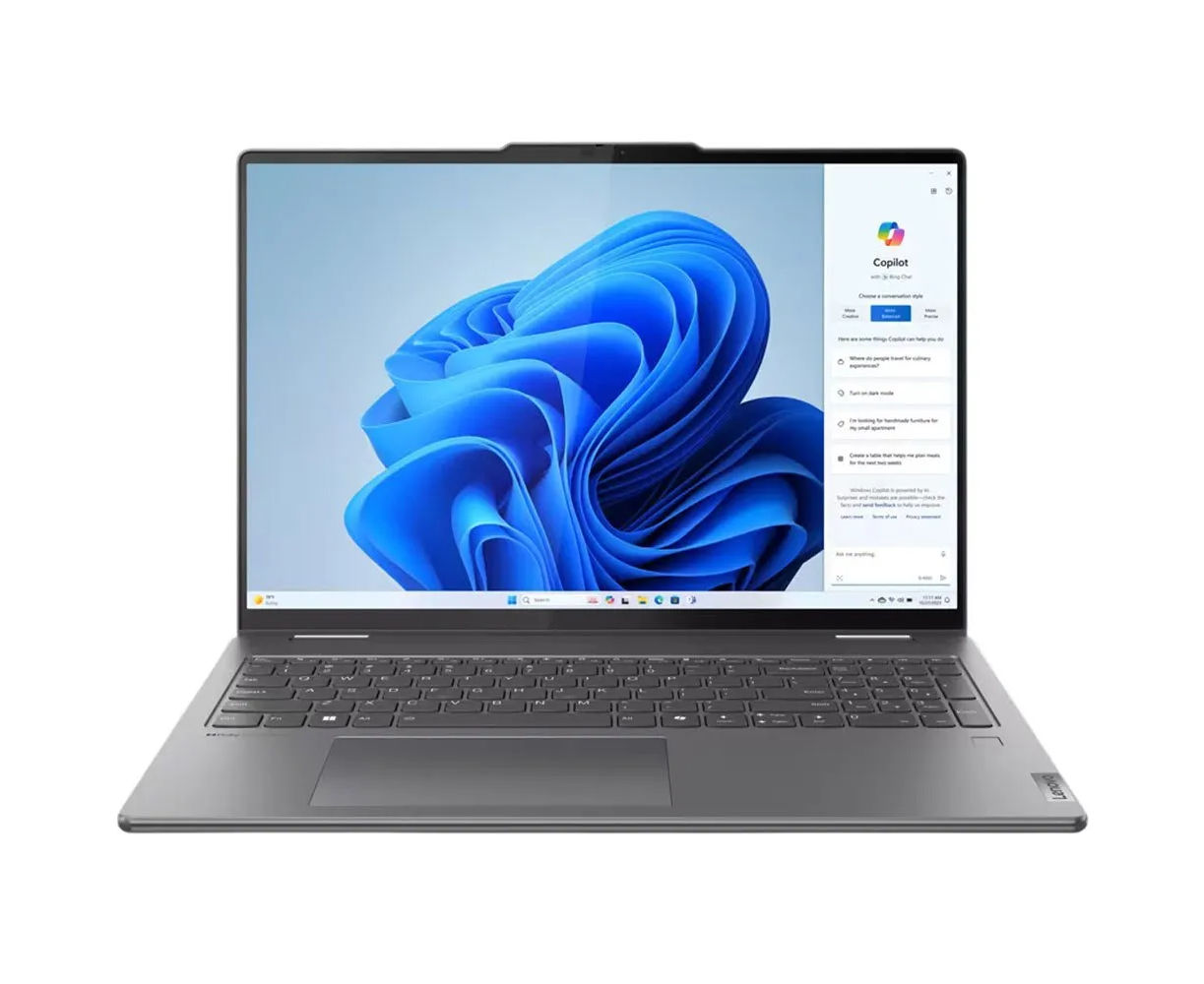 Ноутбук Lenovo Yoga 7 2-in-1 16 IML9 (83 DL0002 US-Win11) Ultra 7 155 U 16 Gb SSD 1 Tb Intel Graphics 16 WUXGA IPS TS Cam (ENG) KBD RUENG Темно-серый