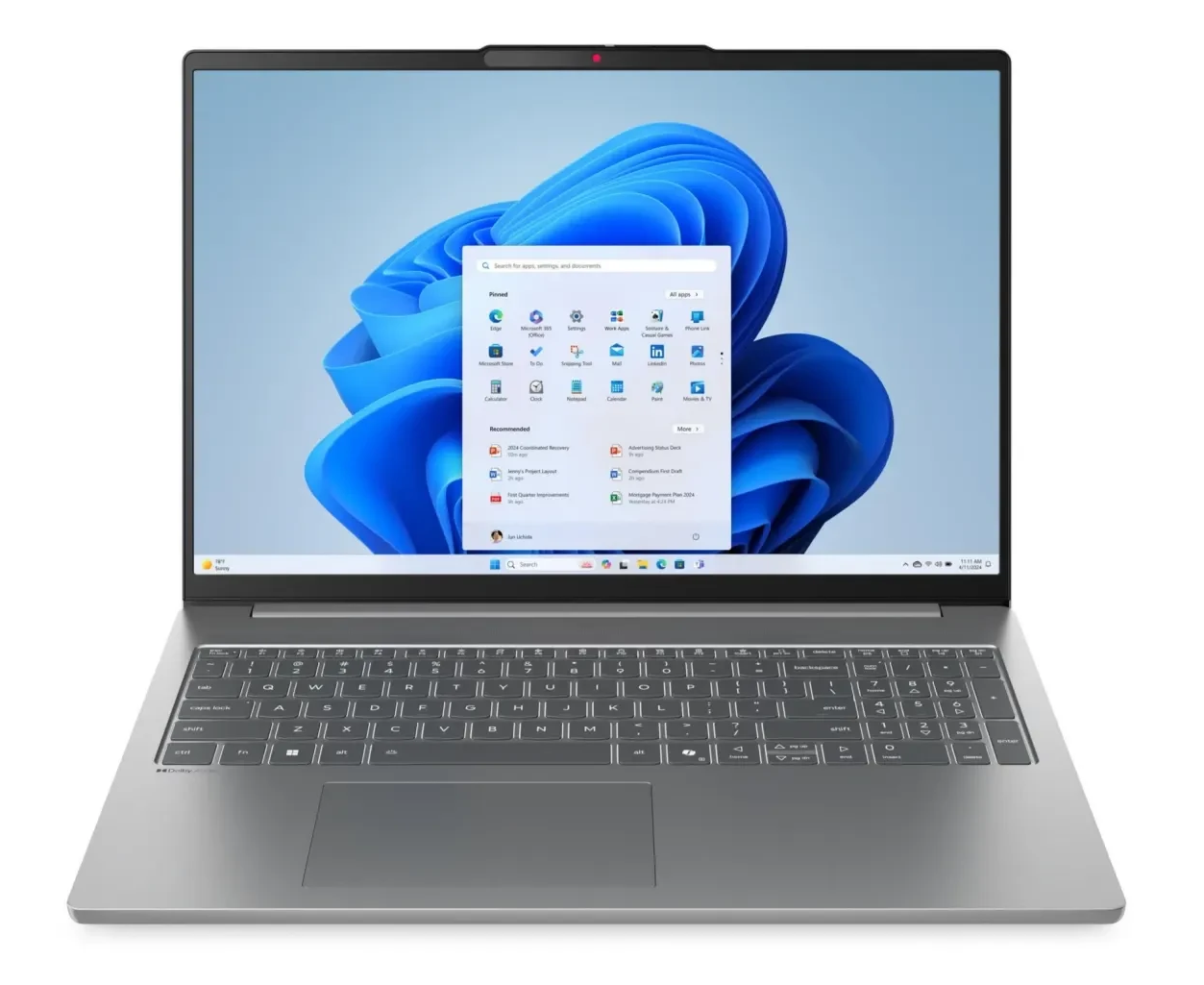 Ноутбук LENOVO Idea Pad Slim 5 16 AKP10 (83 HY000 SRK) grey 16" OLED 2.8 K AMD Ryzen AI 5 340/32 Gb/1 Tb SSD/VGA int/no OS