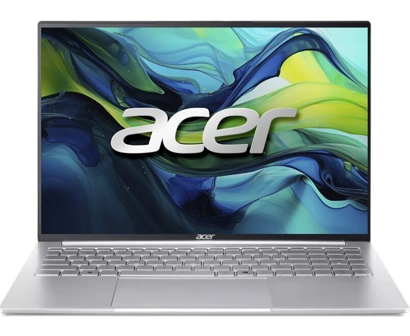 Ноутбук Acer Swift Lite 16 SFL16-51 M-54 BL (NX.D3 UCD.002-Win11 Pro) Ultra 5 115 U 16 Gb SSD 512 Gb Intel Graphics 16 WUXGA IPS Cam 55 Вт*ч Серебристый