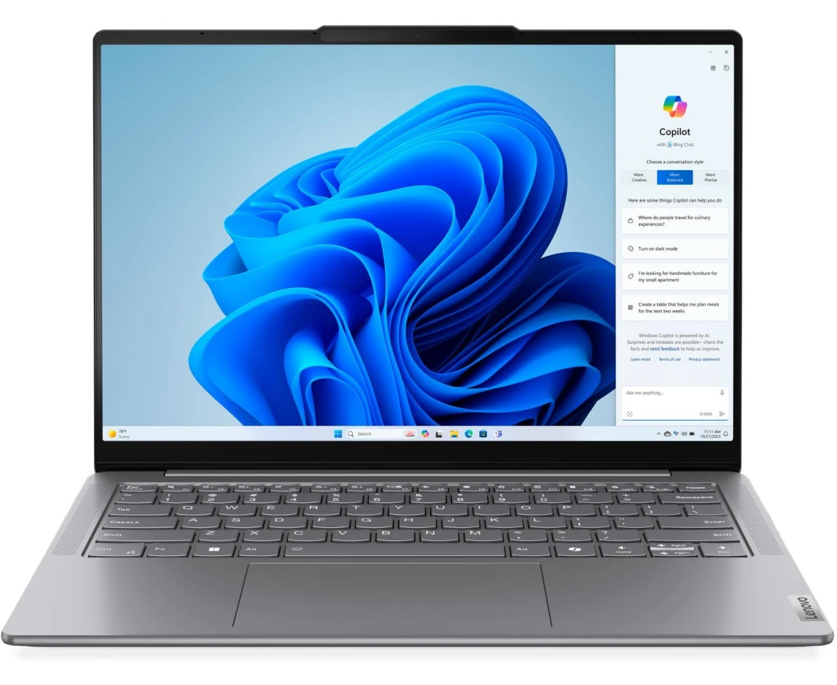 Ноутбук Lenovo Yoga Slim 7 14 IMH9 (83 CV00 EARK) Core Ultra 5 125 H 16 Gb SSD512 Gb Intel Arc 14" OLED WUXGA (1920x1200) без ОС grey Wi Fi BT Cam