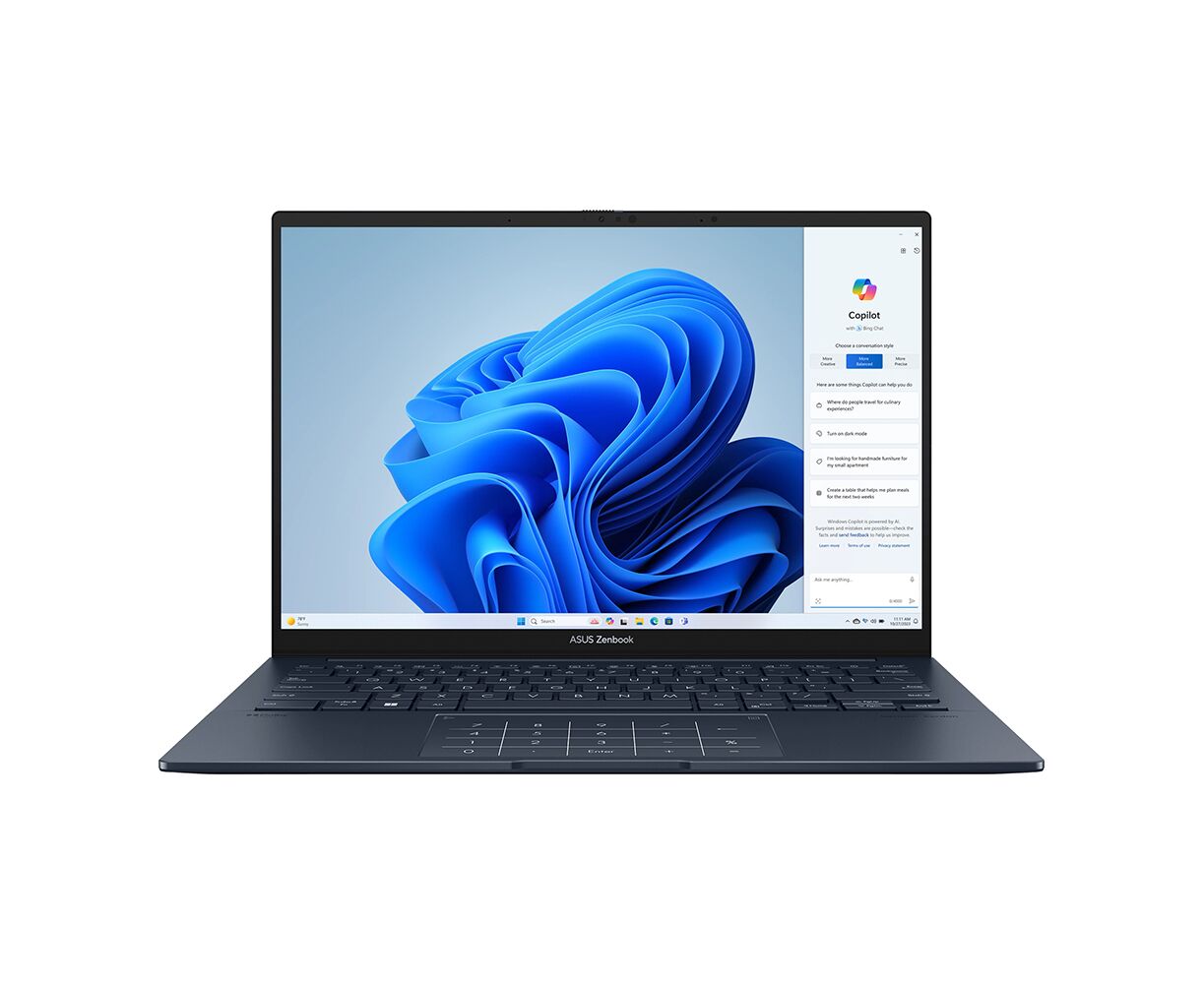 Ноутбук ASUS Zenbook 14 OLED UX3405 CA-PP528 (90 NB14 W1-M00 RX0_Win11 P) Intel Core Ultra 9 285 H 2900 M Hz/14"/2880x1800/16 GB/1024 GB SSD/Intel Arc Graphics