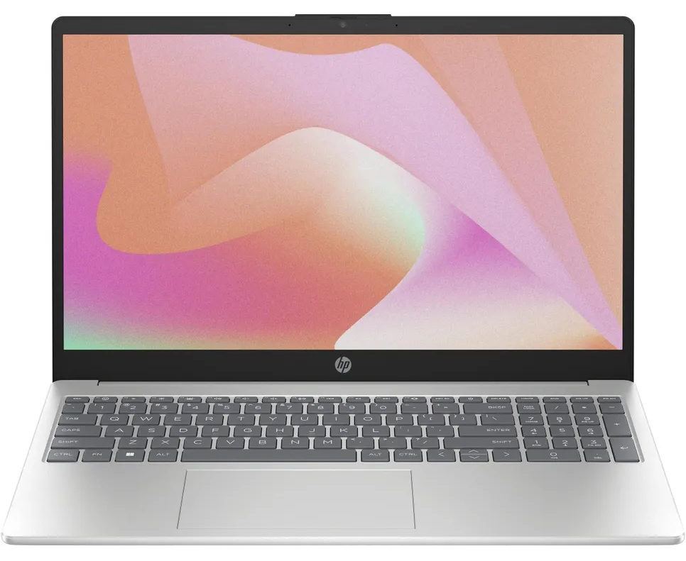 Ноутбук HP 15-fd0127dx (B4 HN8 UA-Win11 H) Core 7 150 U 16 Gb SSD512 Gb Intel UHD Graphics 15.6" IPS Touch FHD (1920x1080) English silver Wi Fi BT Cam