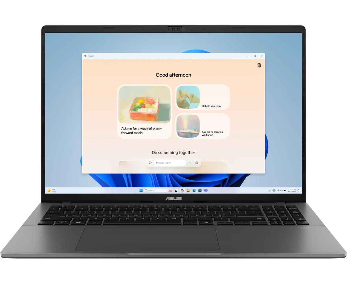 Ноутбук ASUS Vivo Book S16 OLED S3607 CA-SH137 (90 NB16 I2-M00 A70_Win11 P) Intel Core Ultra 7 255 H 4400 M Hz/16"/1920x1200/16 GB/1024 GB SSD/Intel Arc/Wi-Fi