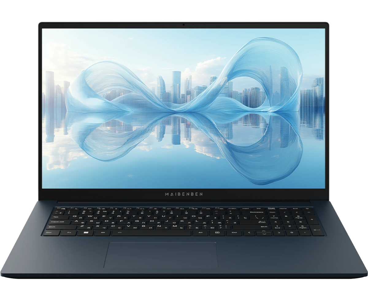 Ноутбук Maibenben Medio M17 A (M17 A-R758 UMF1 SLURE1_Win11 P)AMD Ryzen 7 5825 U 2000 M Hz/17.3"/1920x1080/16 GB/512 GB SSD/AMD Radeon RX Vega 8/Wi-Fi/Bluetooth
