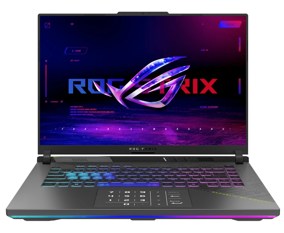 Ноутбук ASUS Rog Strix G16 G614 PR-RV027 (90 NR0 NJ7-M001 J0-DOS) 16" FHD+ IPS 300 N 165 Hz/R9-8940 HX/16 GB/1 TB SSD/RTX 5070 Ti 12 GB/DOS/Eclipse Gray