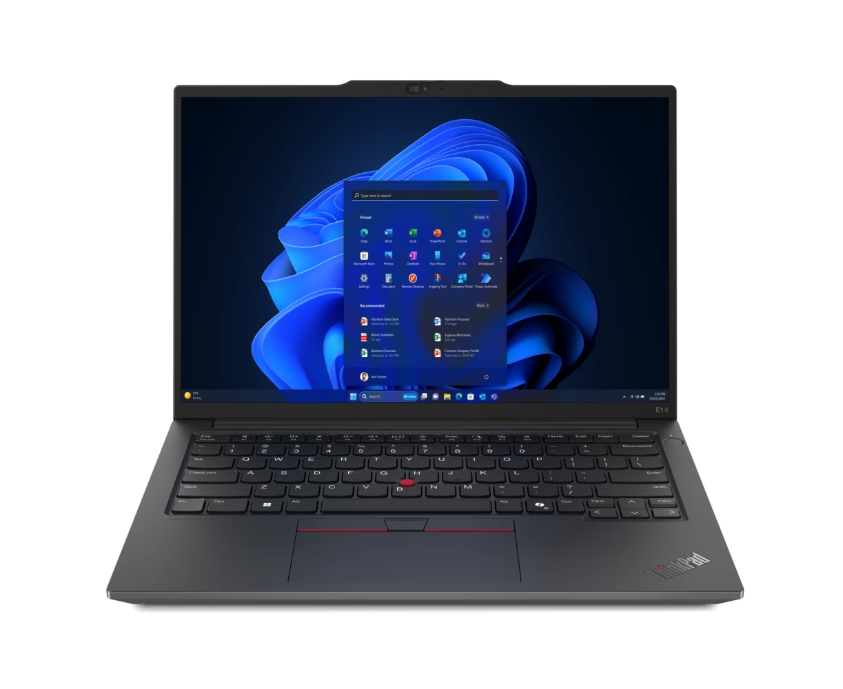 Ноутбук Lenovo Think Pad E14 G6 (21 M3 S05 Q00) Ryzen 7 7735 HS 16 Gb SSD512 Gb AMD Radeon 14" IPS WUXGA (1920x1200) Windows 11 Pro black Wi Fi BT Cam