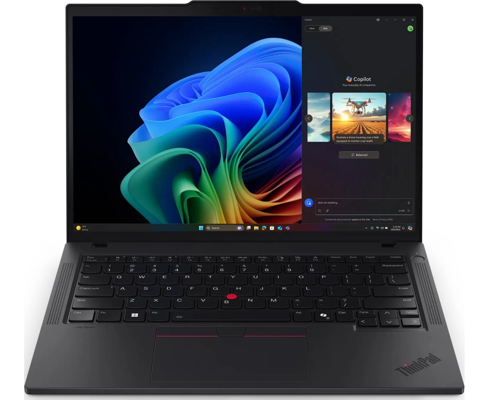 Ноутбук LENOVO Think Pad T14 Gen 6 (21 QC009 SGP) 14" WUXGA (1920x1200) IPS 400 N, Ultra 7 255 U, 16 GB DDR5-5600, 512 GB SSD M.2, Int Graphics, Wi Fi6 E, BT