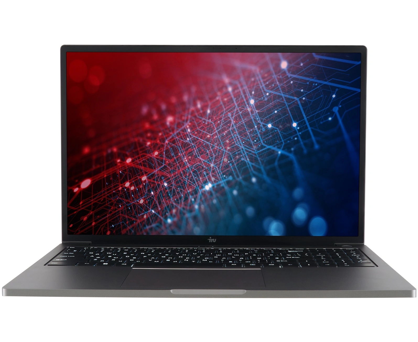 Ноутбук IRU Strato 16 ALMR-2164683-Win11 Pro Core i7 12650 H 32 Gb SSD512 Gb Intel UHD Graphics 16" IPS FHD (1920x1200) grey Wi Fi BT Cam 5400m Ah