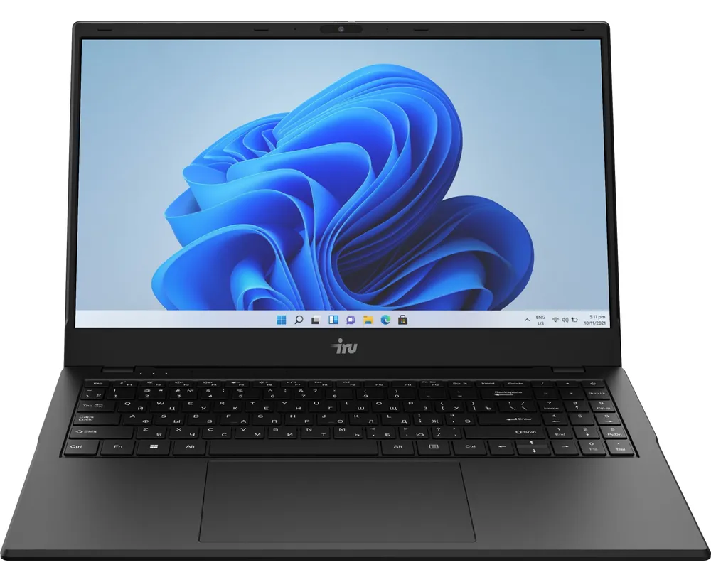 Ноутбук IRU Planio 15 ING (2058911) N100 8 Gb SSD256 Gb Intel Iris Xe graphics 15.6" IPS FHD (1920x1080) Free DOS black 6000m Ah