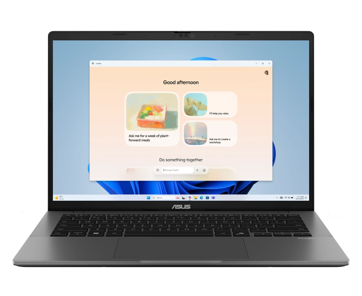 Ноутбук ASUS Vivobook S14 S3407 CA-LY134 (90 NB16 J2-M00 A30_Win11 P) Intel Core Ultra 7 255 H 4400 M Hz/1920x1200/32 GB/1024 GB SSD/Intel Arc/Wi-Fi/Wind11 Pro