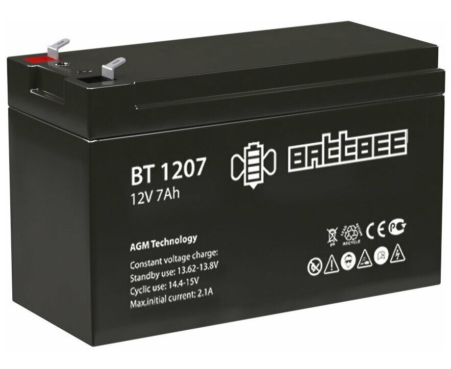 Аккумуляторная батарея Batt Bee BT 1207 (807280) 12/7 В/Ач