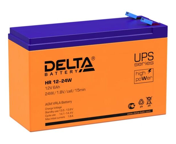 Батарея для ИБП Delta HR 12-24 W 12 В 6 Ач
