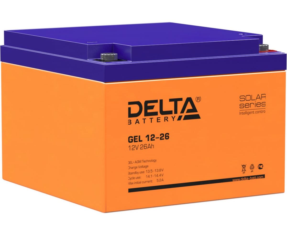 Аккумуляторная батарея Delta GEL 12-26