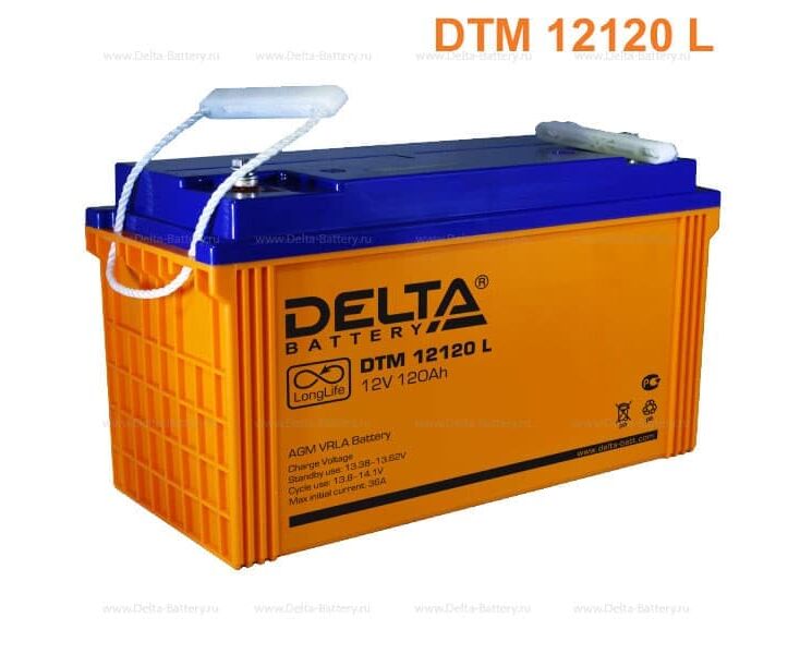 Батарея для ИБП Delta DTM 12120 L 12 В 120 Ач