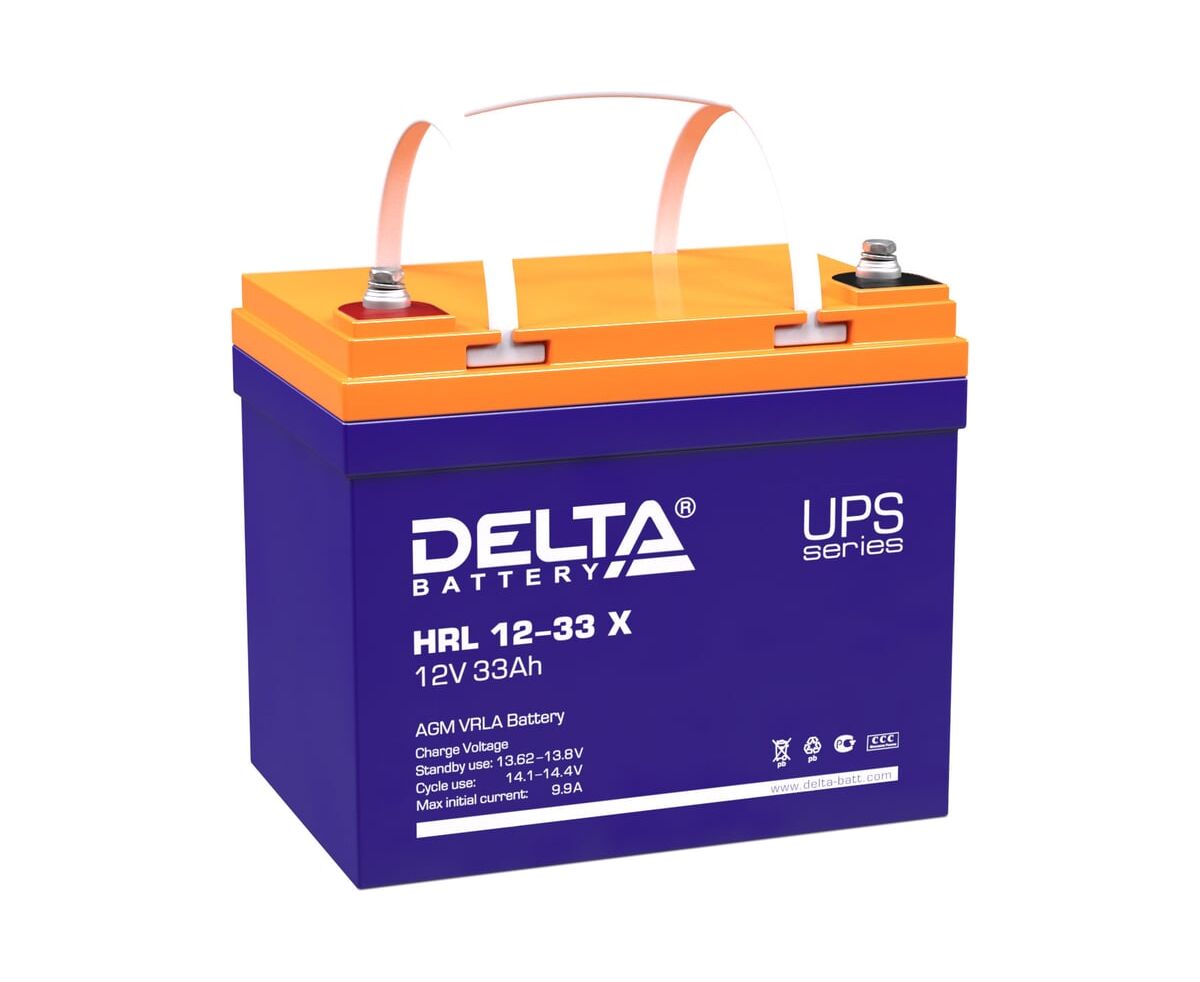Батарея для ИБП Delta HRL 12-33 X 12 В 33 Ач