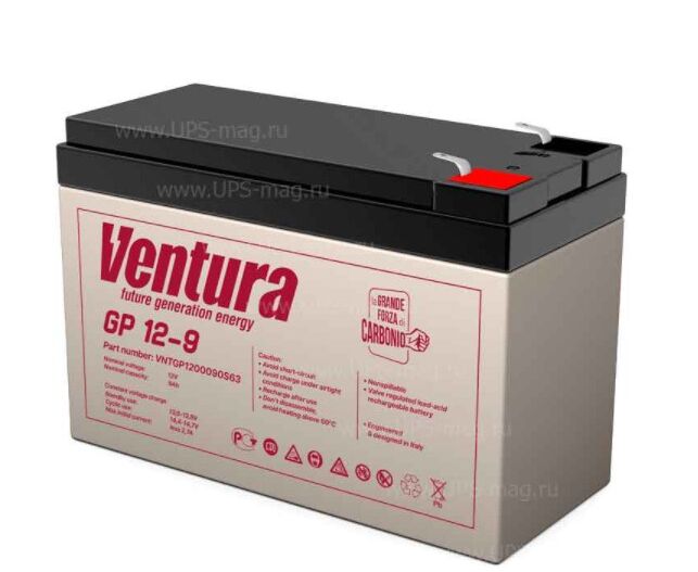 Аккумулятор Ventura GP12-9 12 V 9 Ah
