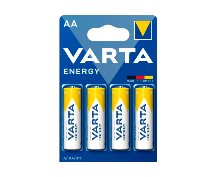 Батарейка Varta ENERGY LR6 AA BL4 Alkaline 1.5 V (4106) (4/80/400)